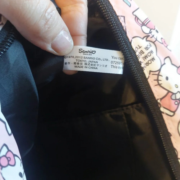 Sanrio Hello Kitty All Over Print Tote Travel Bag Purse Cartoon Colorful anime - Picture 8 of 8